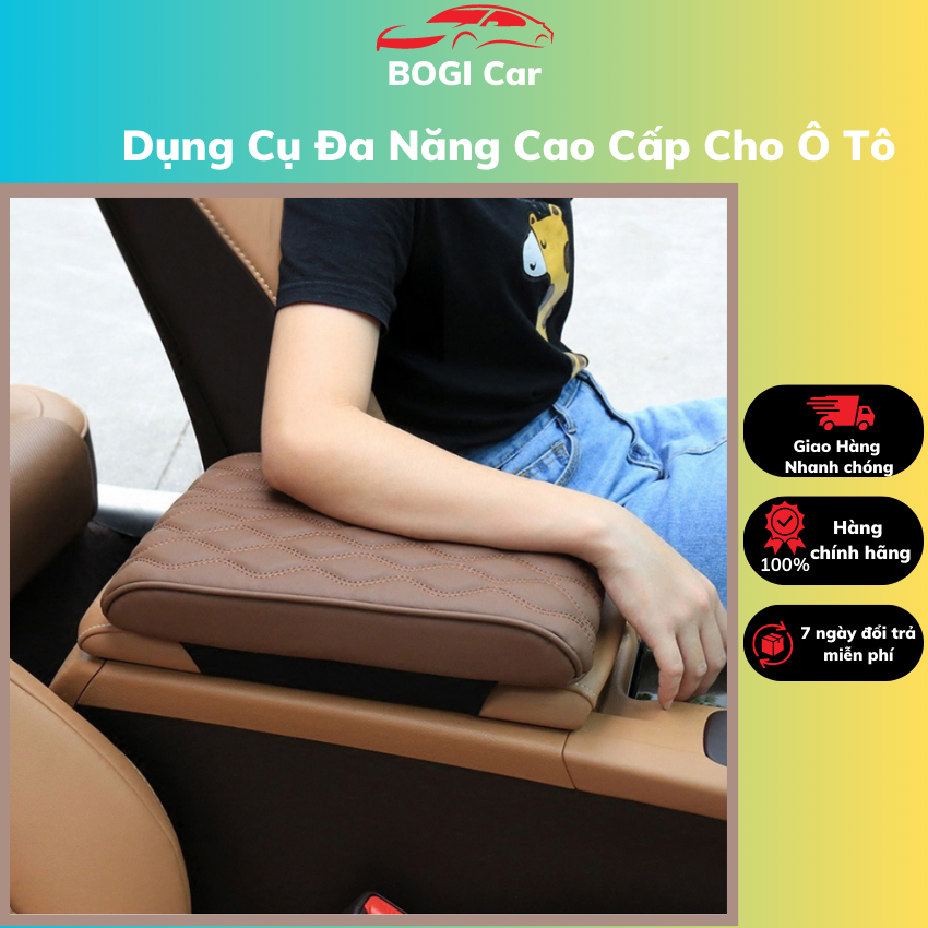 Đệm tỳ tay,Đệm gác tay trên ô tô, chất liệu cao su non cao cấp, bọc da bảo vệ xe hơi tiện lợi tạo cảm giác thoải mái | BigBuy360 - bigbuy360.vn