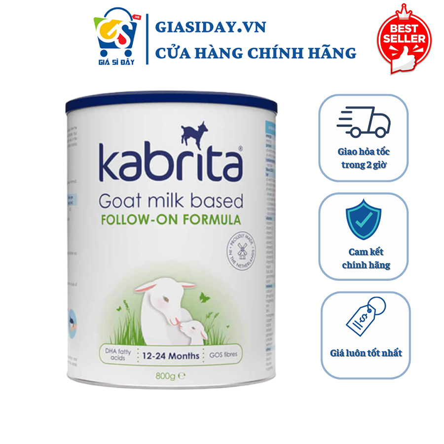 Sữa Dê Kabrita Hà Lan Số 1,2,3 - Sữa Bột Công Thức 800g