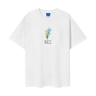 Áo thun tay lỡ oversize Better Day màu trắng - Basic tee ONISM