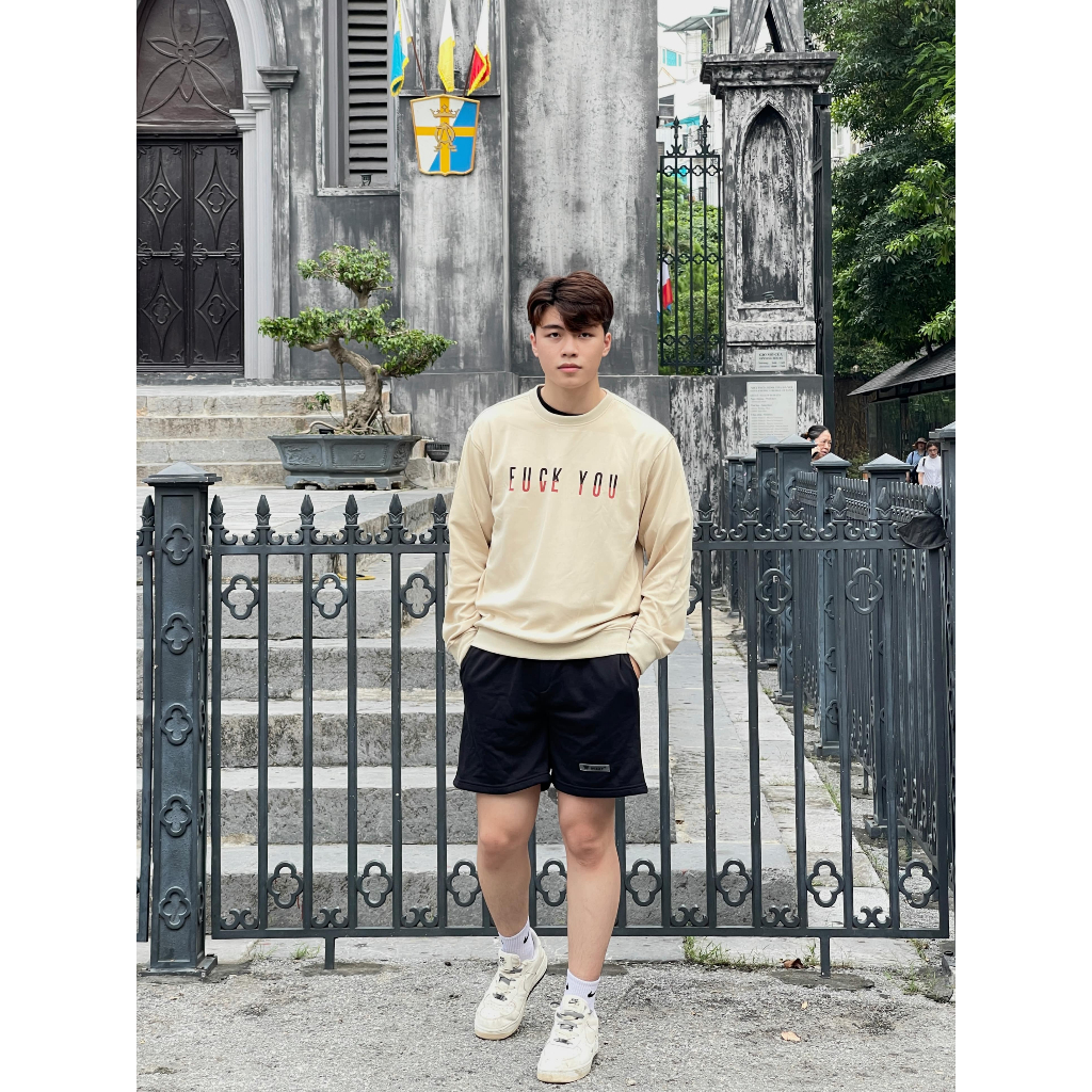 Áo thu đông nam, áo nỉ sweater Hàn Quốc cổ tròn dài tay in hình cá tính phong cách unisex mã STW14fuk