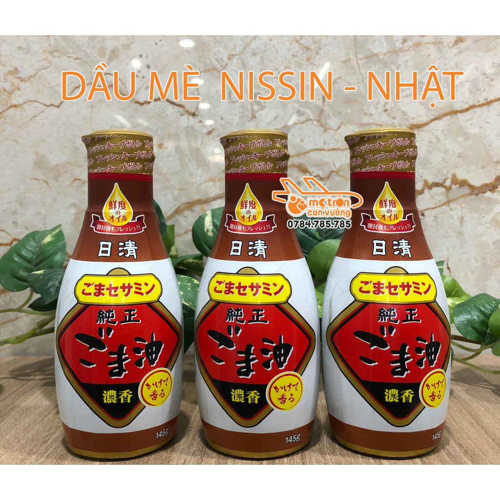 Dầu mè nguyên chất Nissin 145g - Nhật