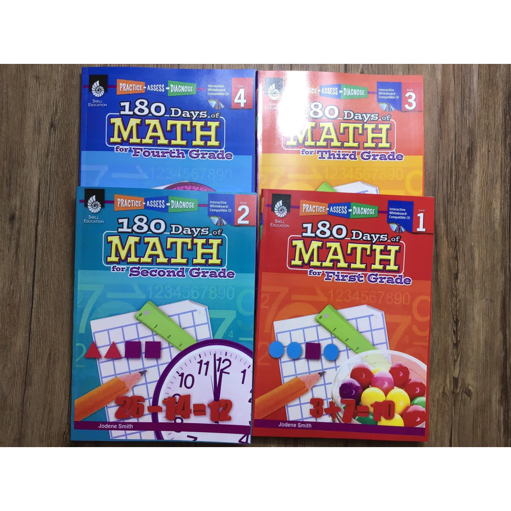 180 Days of Maths Level 1,2,3,4