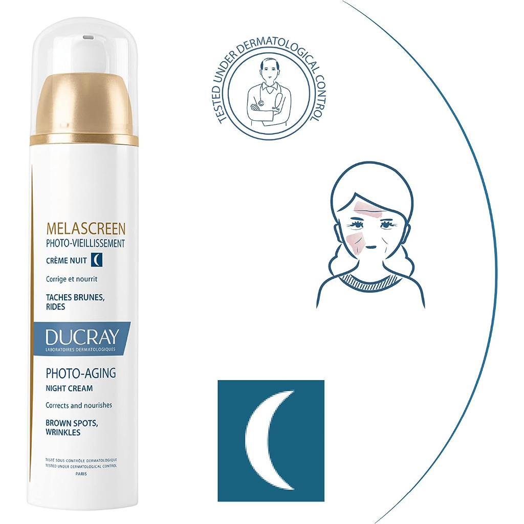 Kem dưỡng trắng da ban đêm - Ducray Melascreen Photo Aging Night Cream 50ml