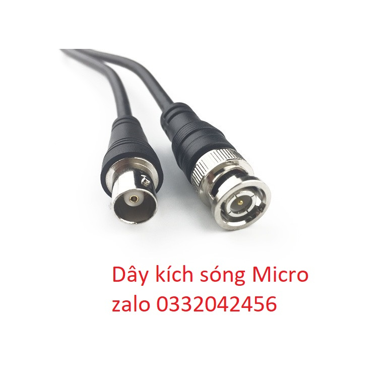 Dây kích sóng Micro dài 3m, nối trực tiếp 1 đầu vào đầu thu, 1 đầu vào anten