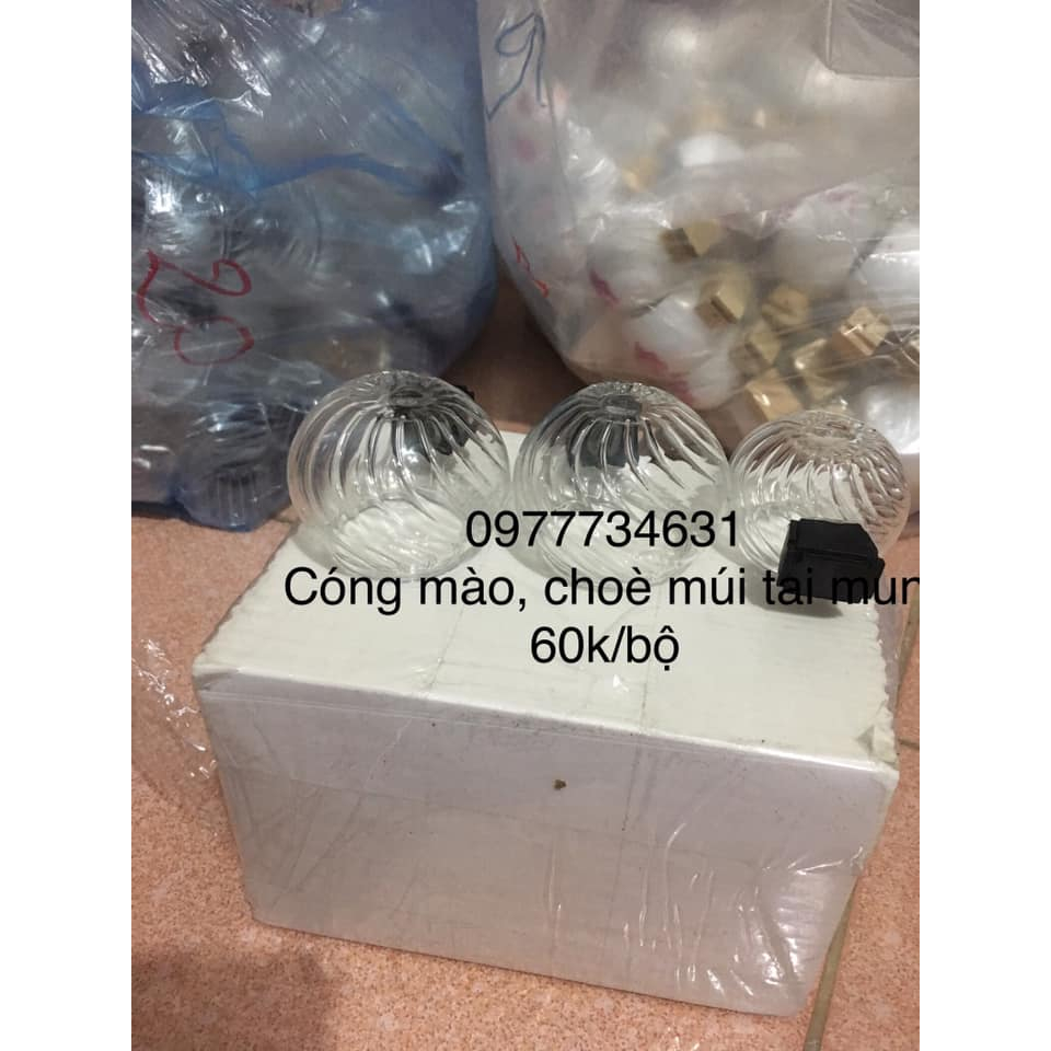 Cóng Ăn Thủy Tinh Cho Chim Chào Mào Cao Cấp Siêu Dày Phụ Kiện Kabosa