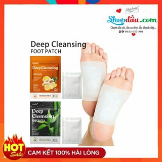 10 Miếng Dán Chân Thải Độc Deep Cleansing Detox Foot Patch