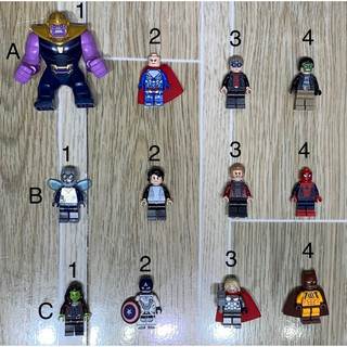 Lego minifigures nhân vật siêu anh hùng marvel hàng chính hãng