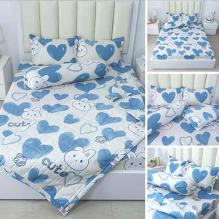 Bộ ga gối 3 món 1m2x2m,1m6x2m[Gồm 1 ga 2 vỏ gối nằm]