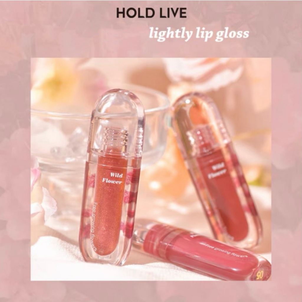 Son bóng Holdlive Mirror Light Ripples Lip Gloss Son môi nội địa trung dưỡng môi HL676