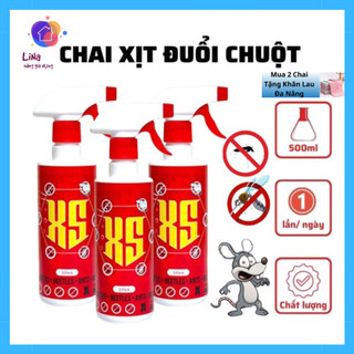 Chai Xịt Đuổi Chuột XS 500ML Hàng Thái Lan - Xịt Đuổi Chuột, Côn Trùng, An Toàn & Hiệu Quả Cho Người Dùng