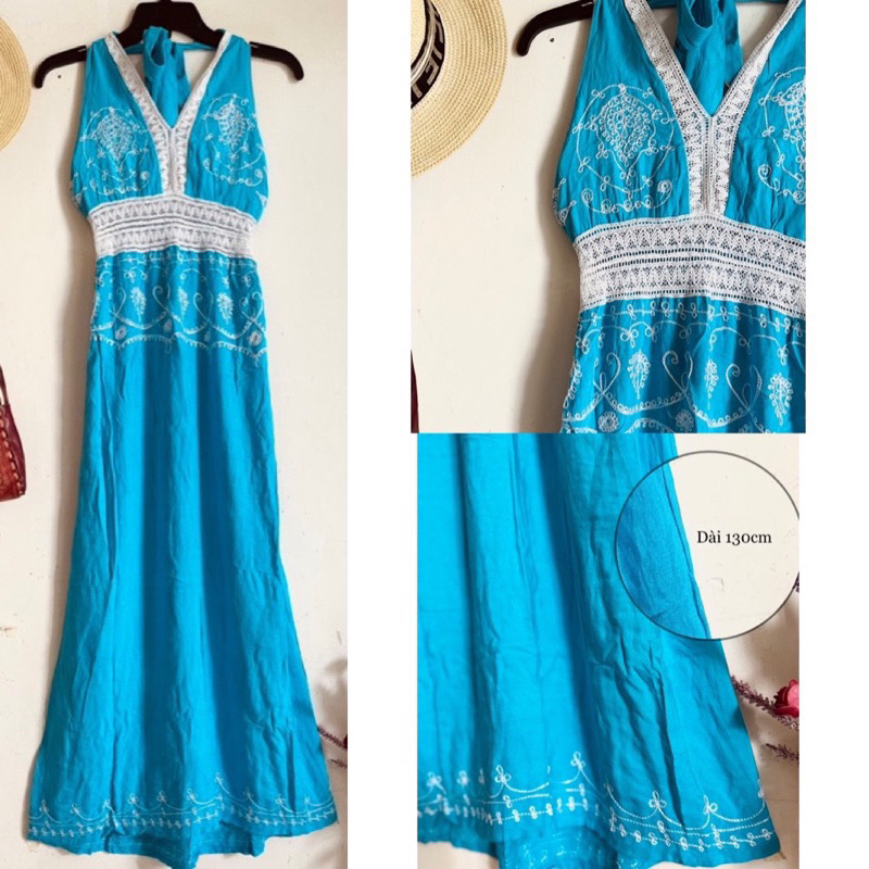 Đầm Maxi  dây Hoa