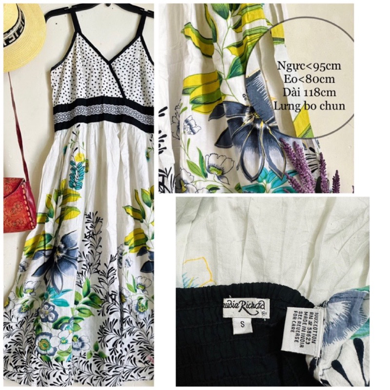 Đầm Maxi  dây Hoa