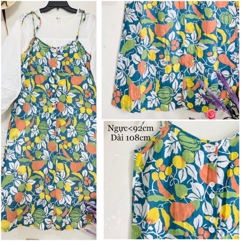 Đầm Maxi  dây Hoa