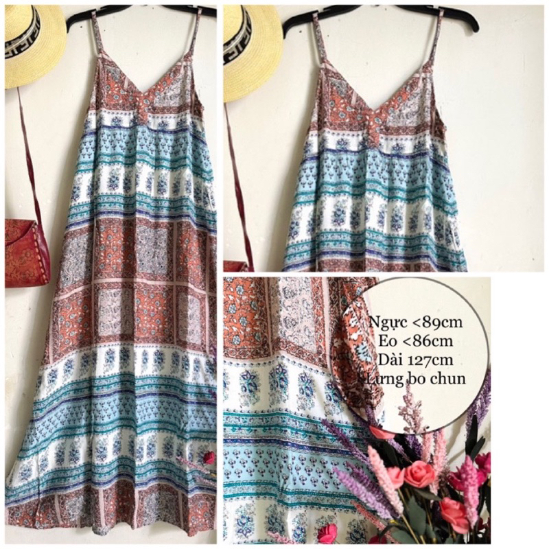 Đầm Maxi  dây Hoa