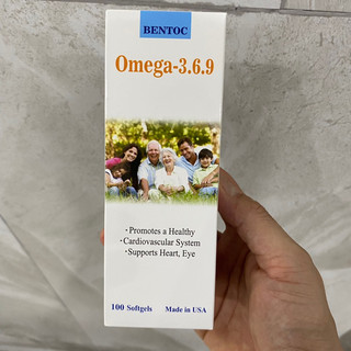 Viên uống sáng mắt Viên dầu cá Bentoc OMEGA 3 6 9 - nhập chính hãng Mỹ Hộp 100 viên tốt cho mắt và tim mạch