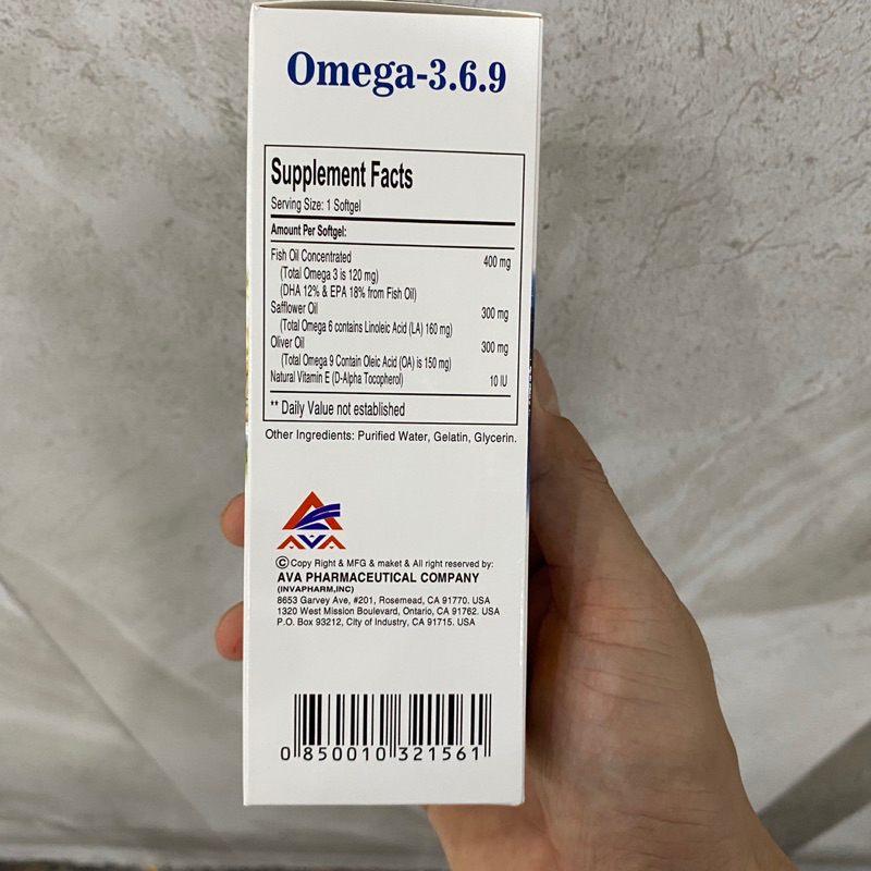 Viên uống sáng mắt Viên dầu cá Bentoc OMEGA 3 6 9 - nhập chính hãng Mỹ Hộp 100 viên tốt cho mắt và tim mạch