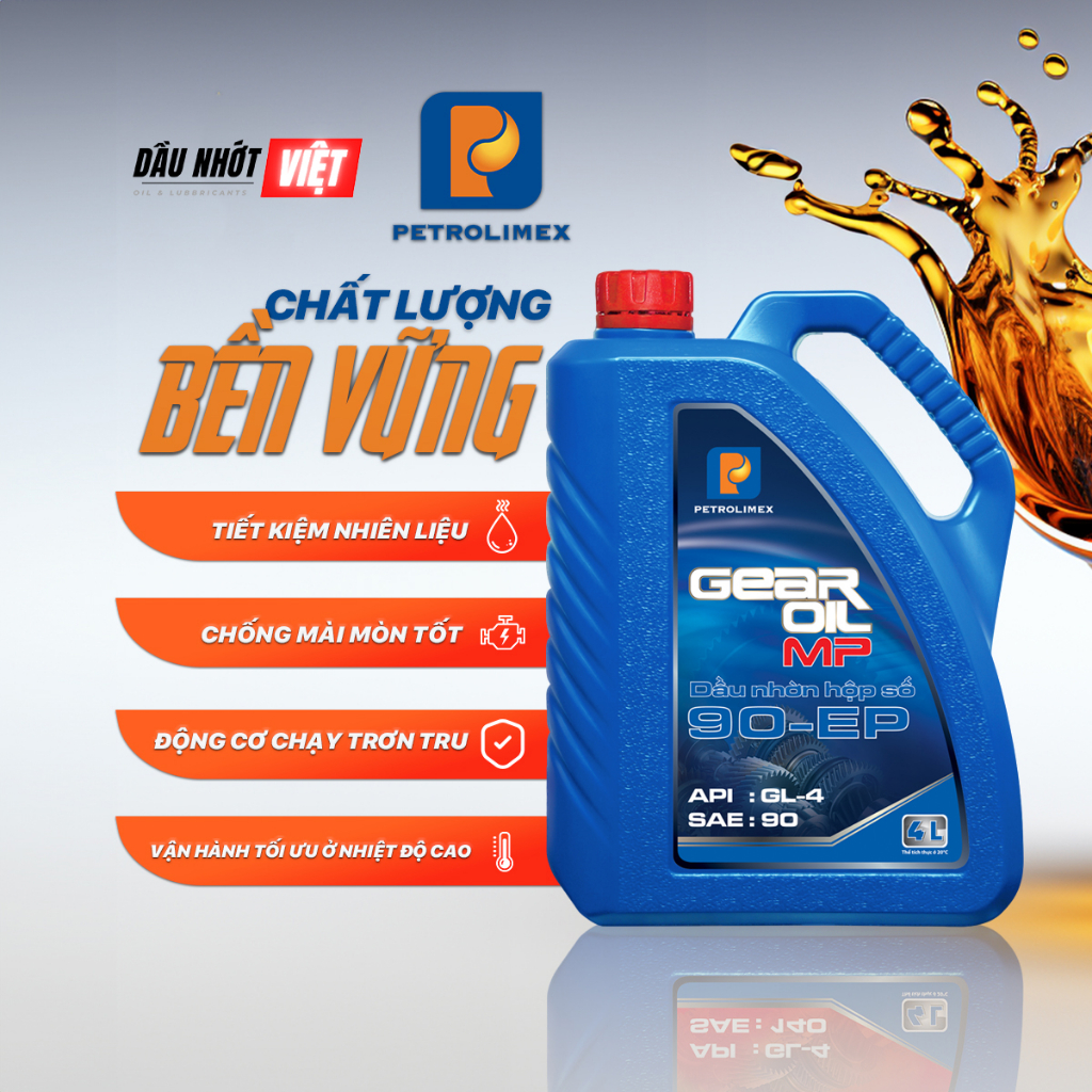 Nhớt hộp số ô tô Petrolimex PLC Gear Oil MP 90 EP  - Chính hãng