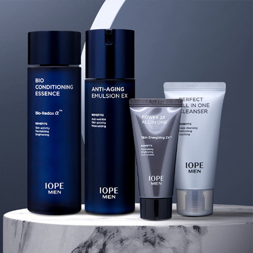 Bộ Dưỡng Da Nam Cấp Ẩm Chống Lão Hóa Chuyên Sâu IOPE Men Bio Anti Aging Set