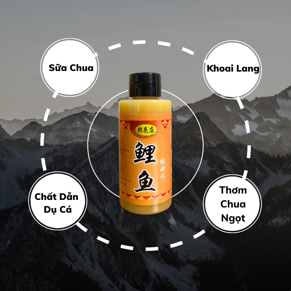 Bài mồi câu cá chép , mùa hè vị chua ngọt thơm , dẫn dụ, bền ổ ,lưu đáy lâu