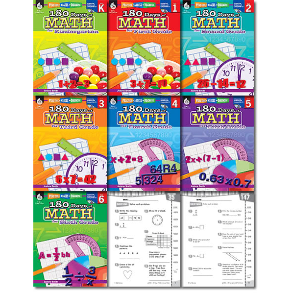 180 Days of Maths Level 1,2,3,4