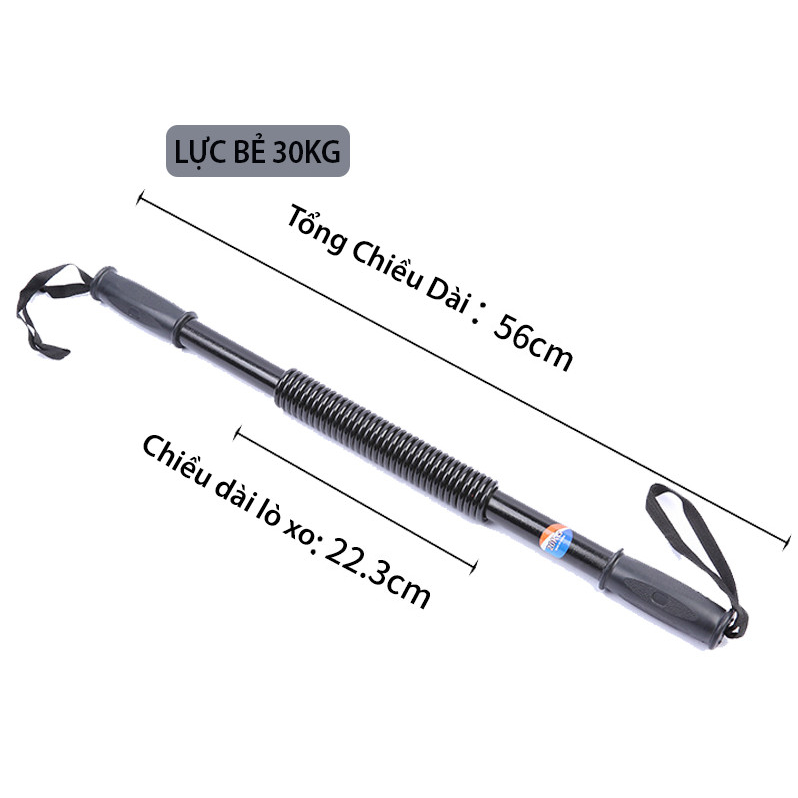 Gậy Bẻ Tập Cơ Tay Gậy Lò Xo Kháng Lực 20kg 30kg 40kg - Thanh Lò Xo Titan Tập Cơ Tay Phù Hợp Tập Gym Thể Thao Tăng Cơ Bắp