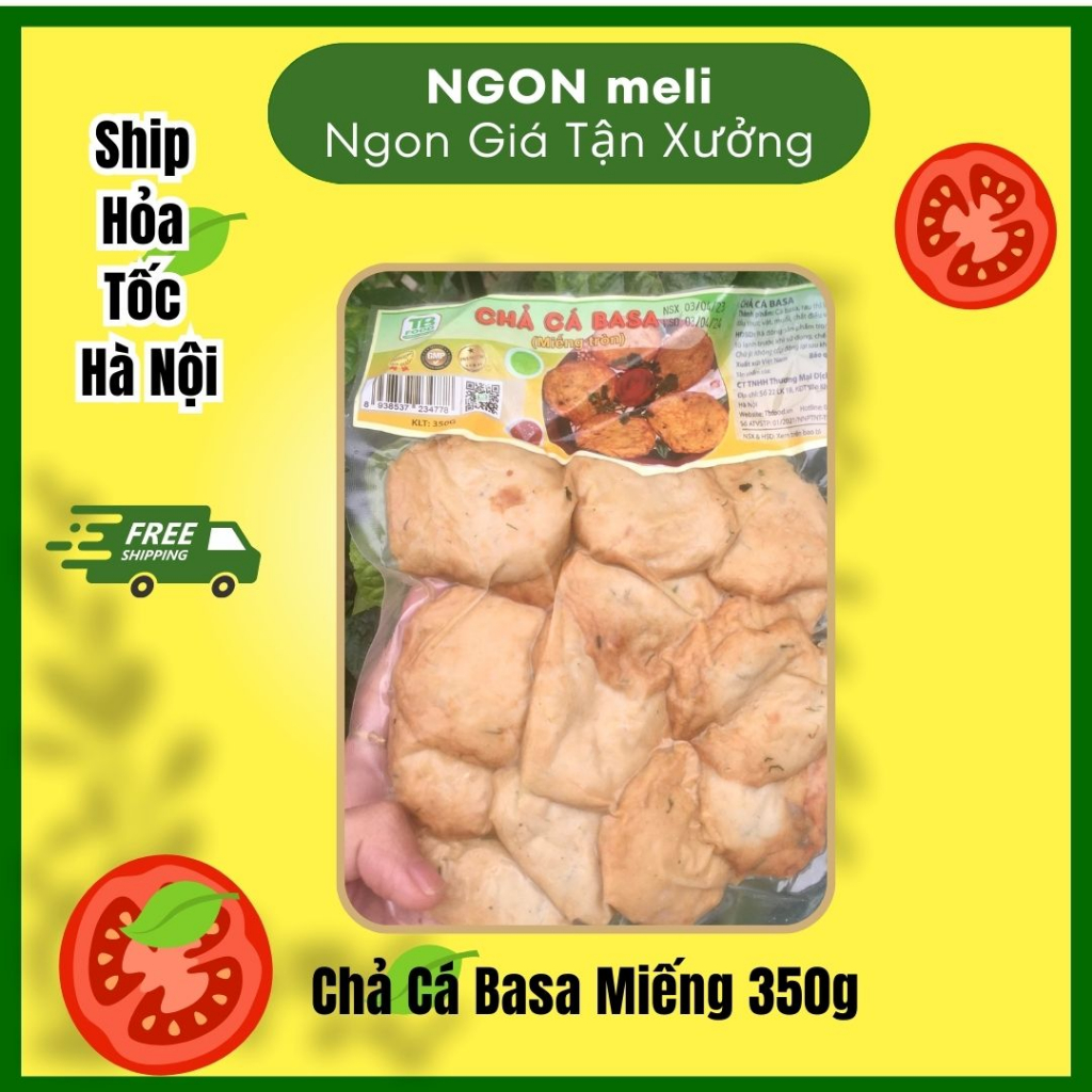 Chả cá basa miếng tròn 350g NGON meli Giao Hàng Hỏa Tốc Tại Hà Nội