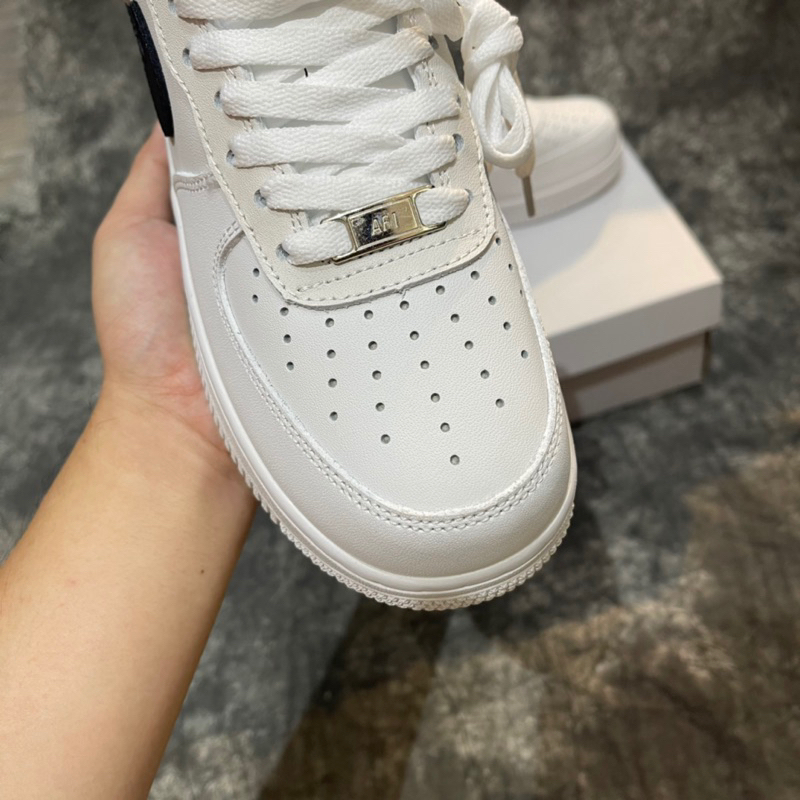 Giày Thể Thao Sneakers Af1 Trắng Vệt Đen - Best Quality