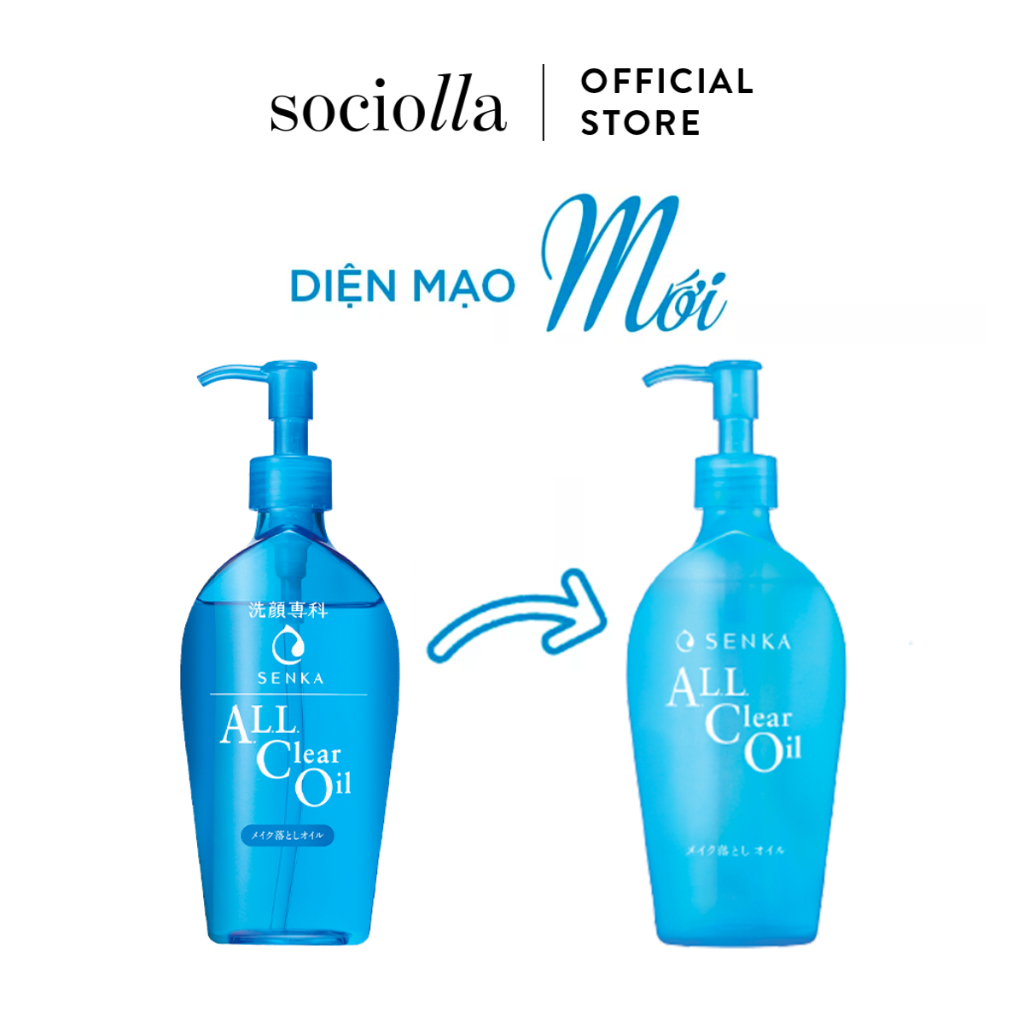 Dầu Tẩy Trang Sạch Sâu, Dưỡng Ẩm Senka All Clear Oil 230 ml