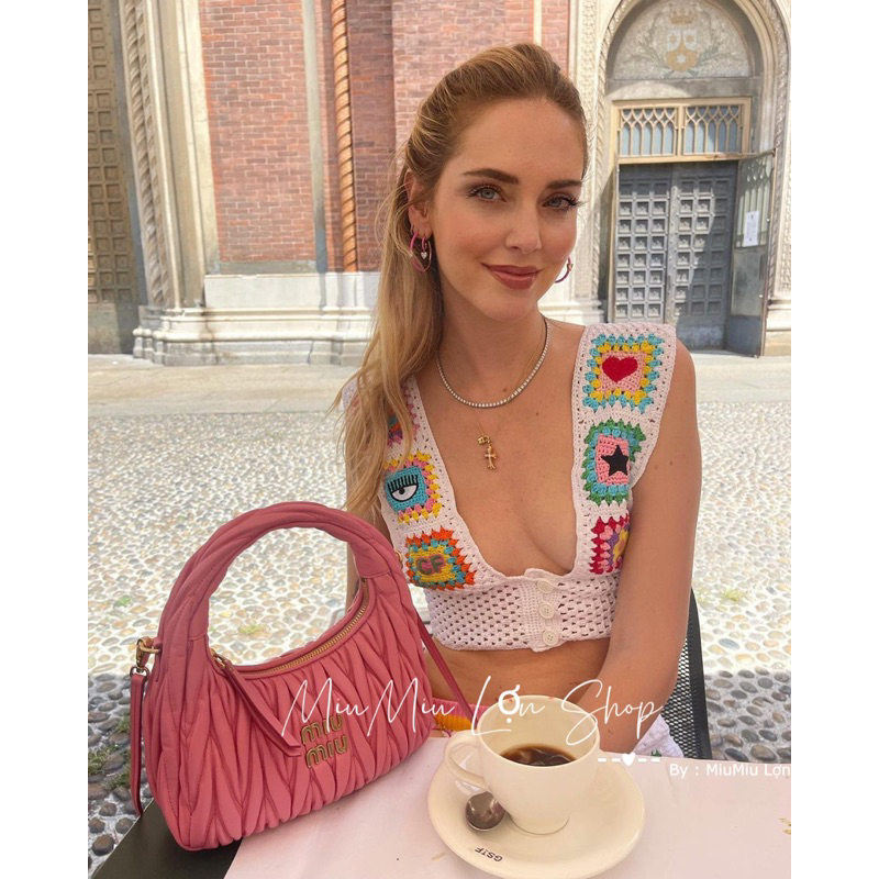 TÚI MIUMIU HOBO KẸP NÁCH KÈM HỘP ẢNH THẬT