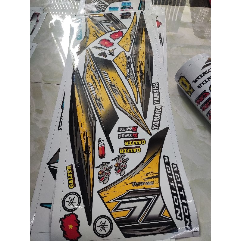 Tem Rời Ex 135 2011 LC Vàng Đen 2022