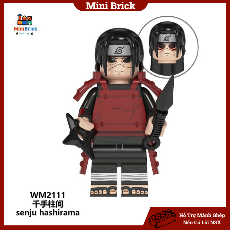 Naruto Mô hình Lắp ráp Minifigures Anime manga Uzumaki Naruto WM6107 WM6108 WM6109 WM6110 WM6111 Minibrick Minibricks