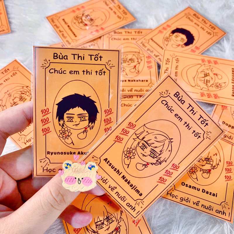 Card Bungou Stray Dogs | card thi tốt Anime Bungou Stray Dogs bóc pack nhân phẩm