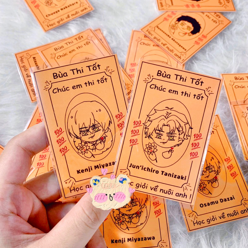 Card Bungou Stray Dogs | card thi tốt Anime Bungou Stray Dogs bóc pack nhân phẩm