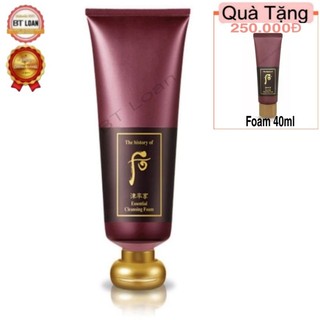 Sữa rửa mặt làm sáng da , bổ sung tân dịch chống lão hóa ,giúp tuần hoàn máu dưới da mặt WHOO Đỏ