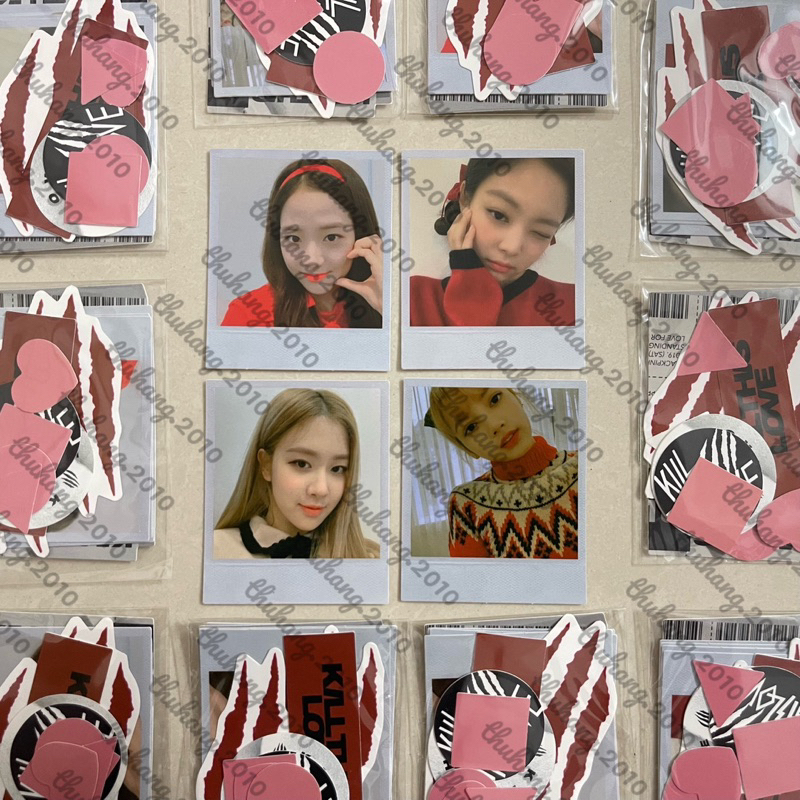 Ảnh card BLACKPINK KILL THIS LOVE POLA STICKER SET