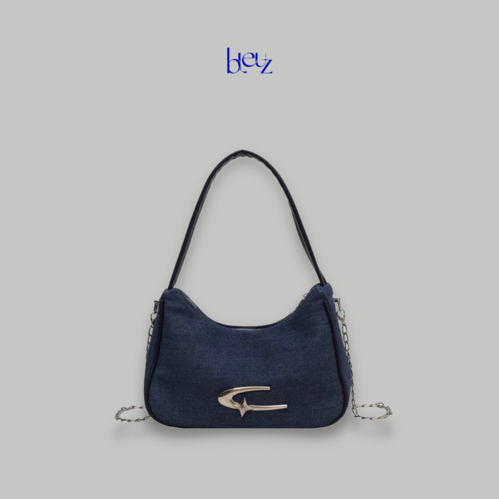 BLEUZ Túi Kẹp Nách Thiết Kế Mới Denim Trendy - LIGHT BAG
