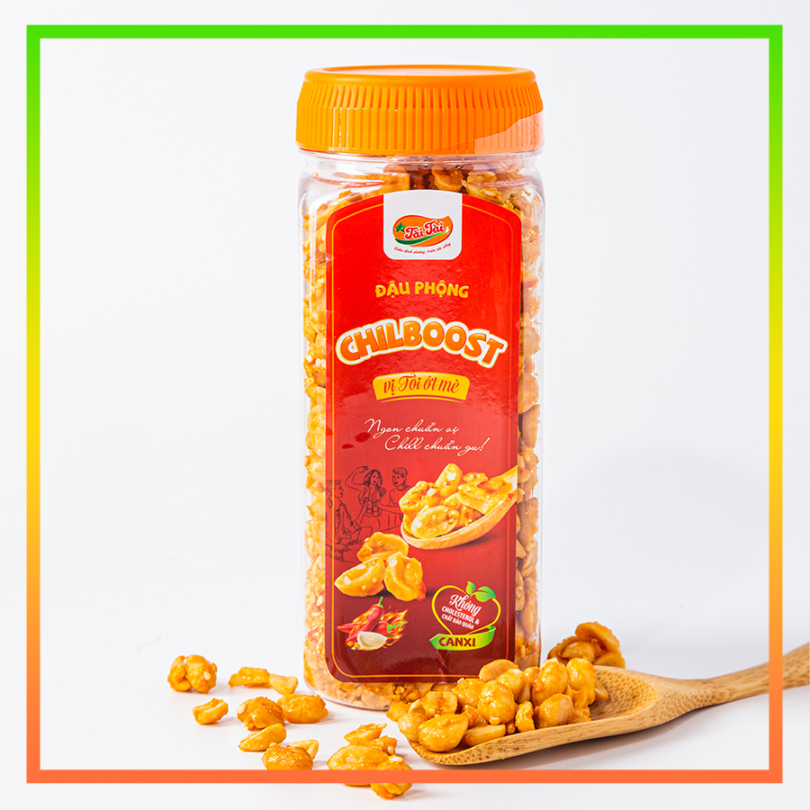 Đậu Phộng CHILBOOST Vị Tỏi Ớt Mè Tài Tài 250g