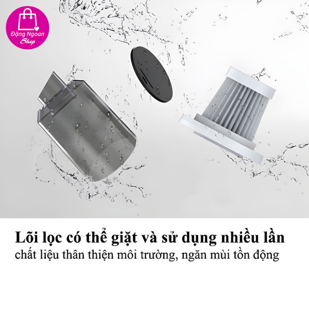 Máy hút bụi cầm tay mini không dây siêu tiện lợi, hút bụi xe ô tô, giường nệm lông chó mèo đa chức năng - ĐặngNgoan Shop