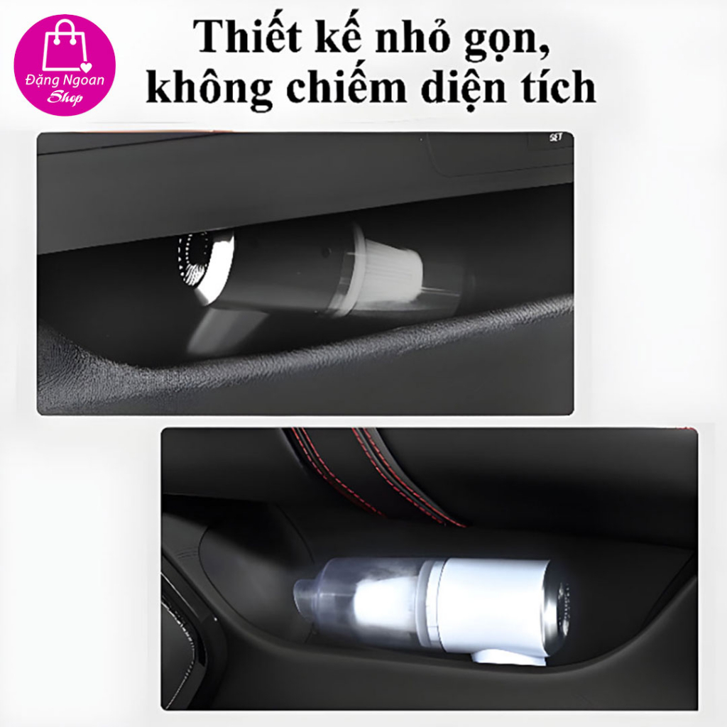 Máy hút bụi cầm tay mini không dây siêu tiện lợi, hút bụi xe ô tô, giường nệm lông chó mèo đa chức năng - ĐặngNgoan Shop