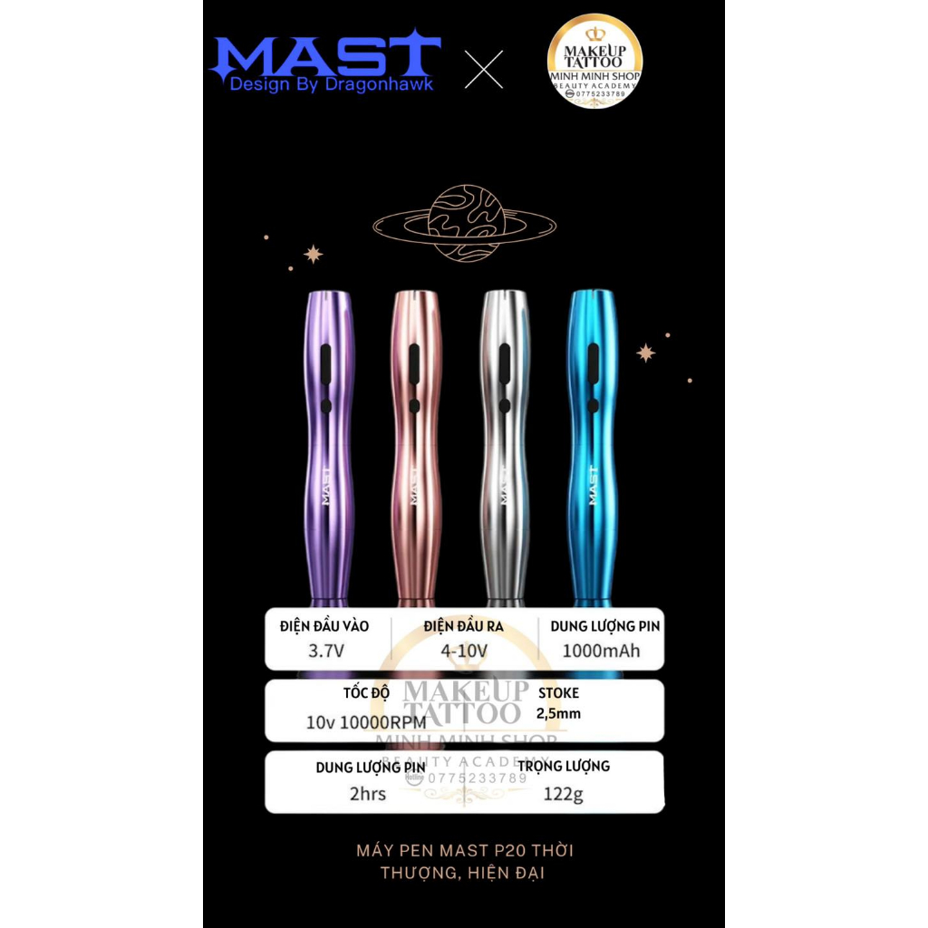 Máy Pen Mast P20 Tích Điện