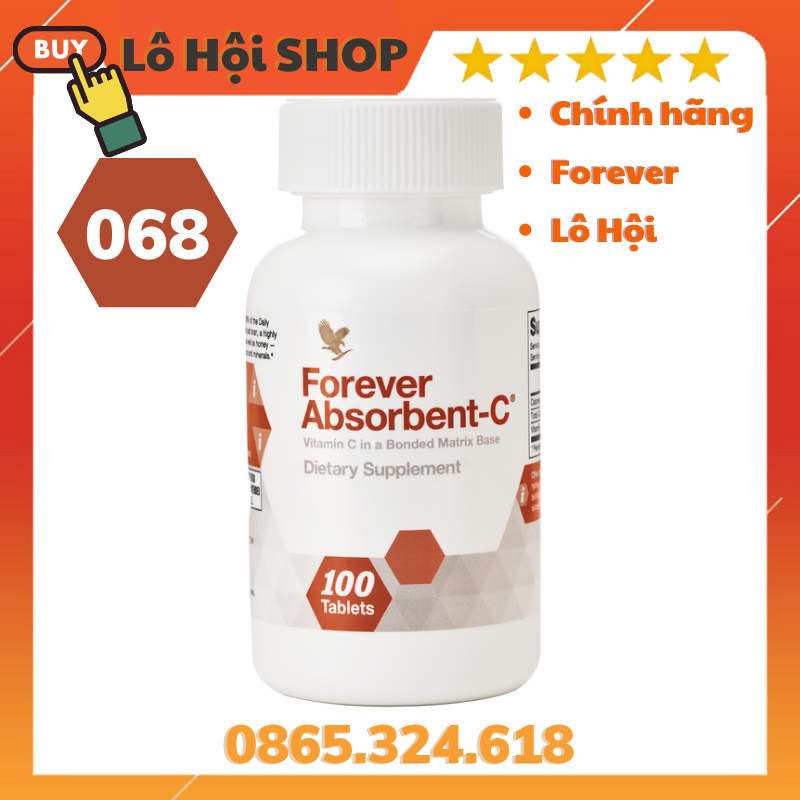 CHÍNH HÃNG Viên uống bổ sung vitamin C Forever Absorbent_C , đẹp da, chống lão hóa, tăng đề kháng  #