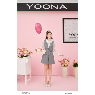 Set công sở dài tay dáng phồng phối cổ thắt nơ YOONA - YT13B008