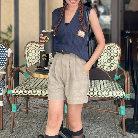 Quần short thụng - vintage by Tieudesign