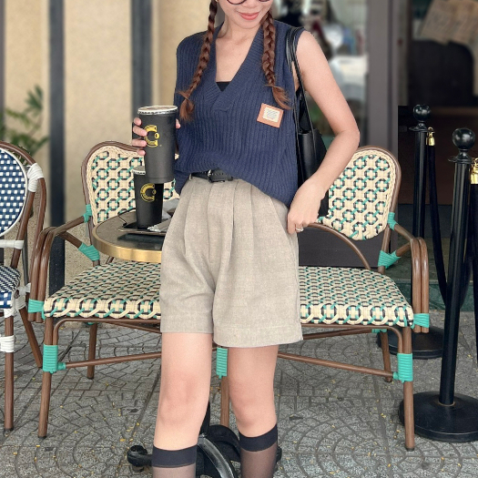 Quần short thụng - vintage by Tieudesign