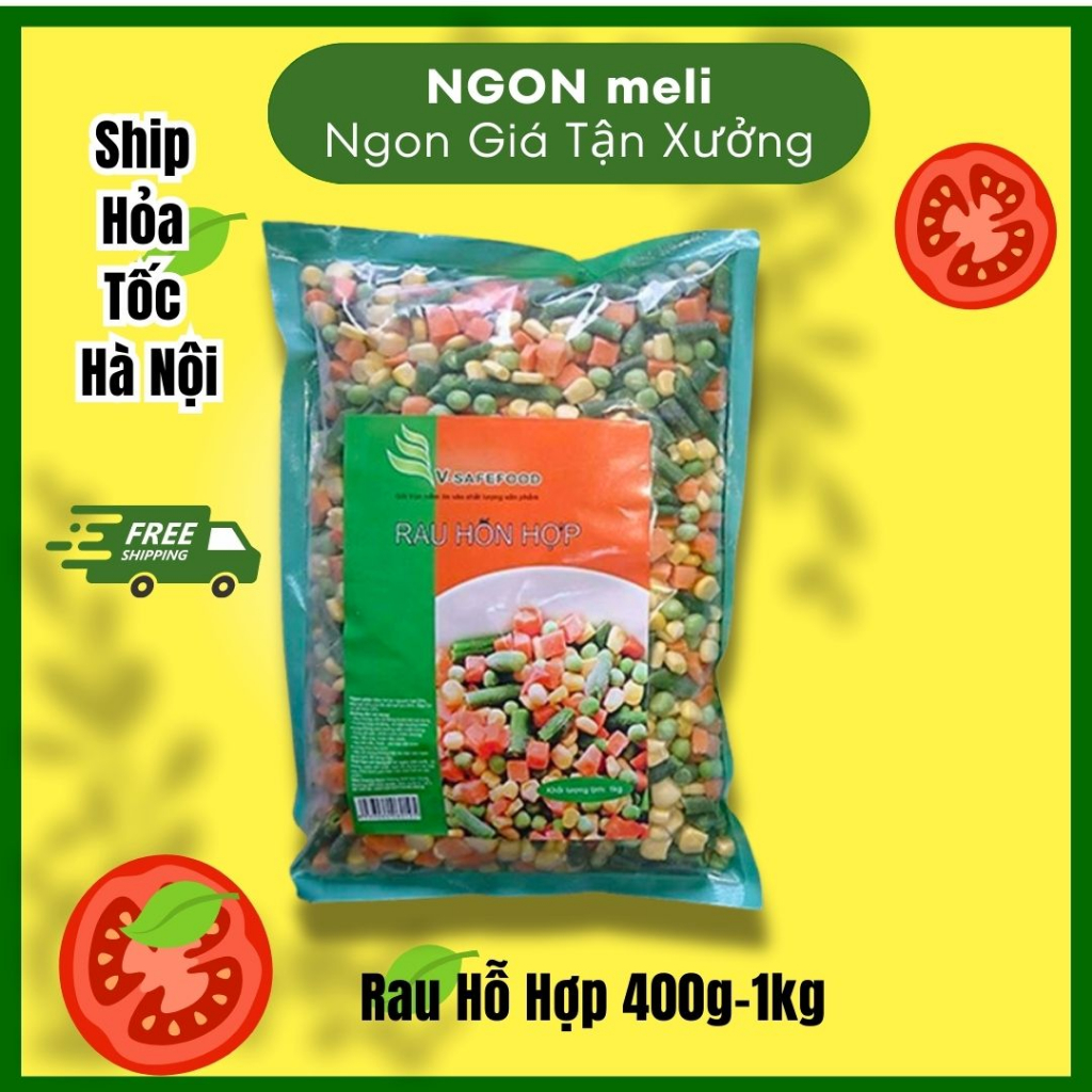 Rau củ hỗn hợp giảm cân NGON meli Giao Hàng Hỏa Tốc Tại Hà Nội