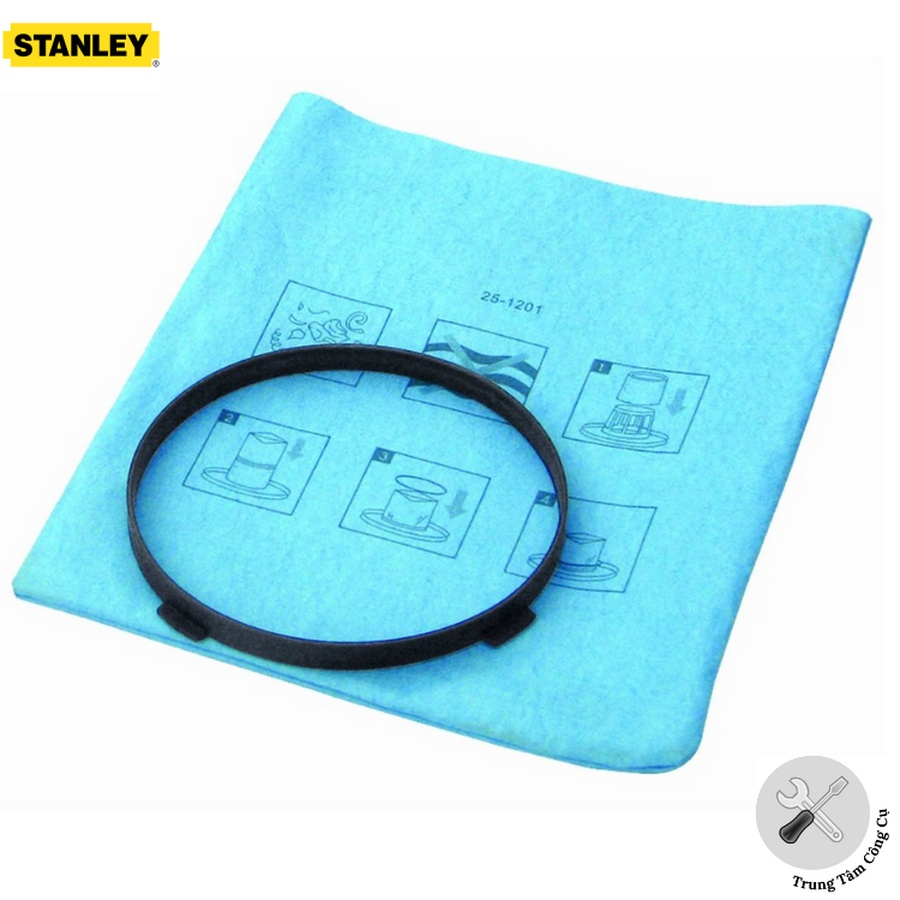 Lọc giấy và vòng giữ Stanley 25-1201N cho máy hút bụi SL18125DC