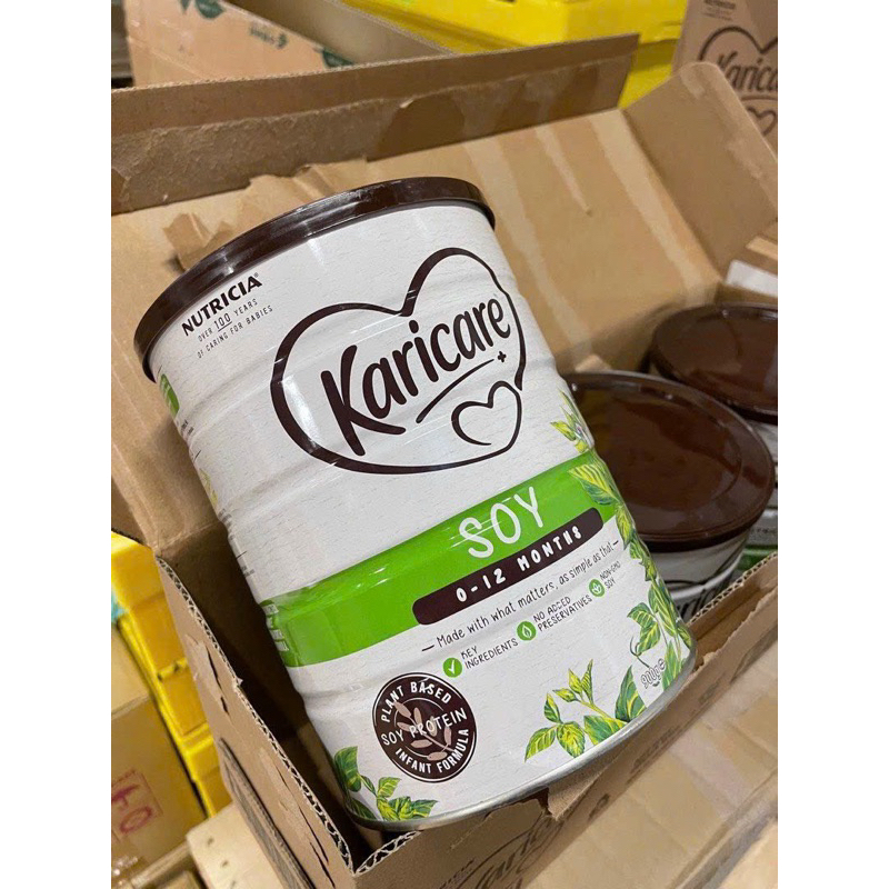 <HÀNG AIR>SỮA KARICARE SOY ÚC 900G - SỮA THUẦN CHAY CHO BÉ DỊ ỨNG