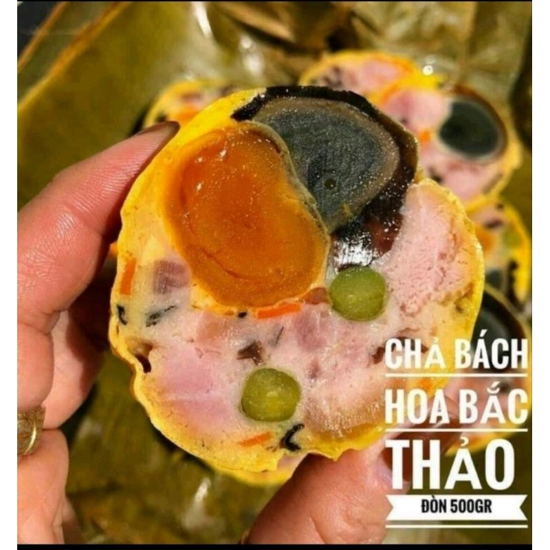 Chả bách hoa bắc thảo trứng muối loại 1(500g)