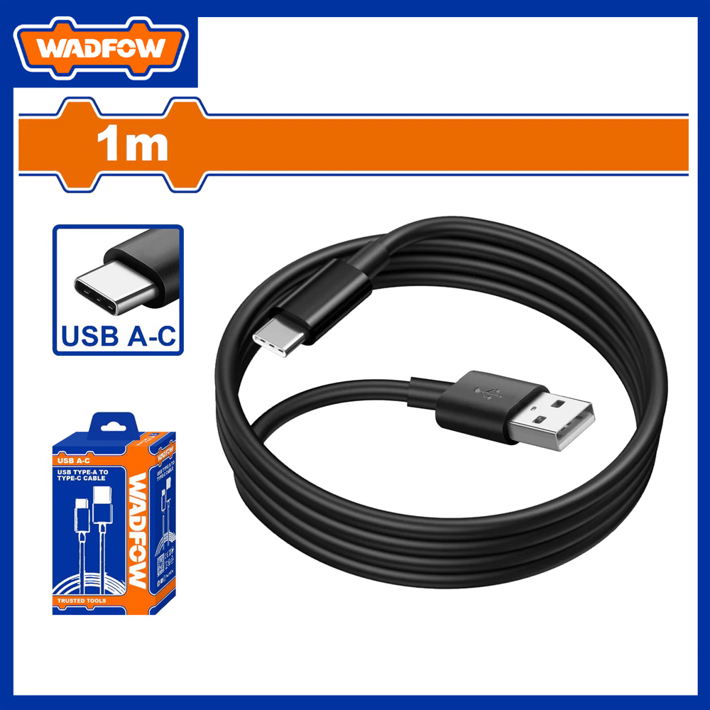 Dây cáp sạc USB type-C sang type-C 1M / USB type-A sang type-C 1M WADFOW