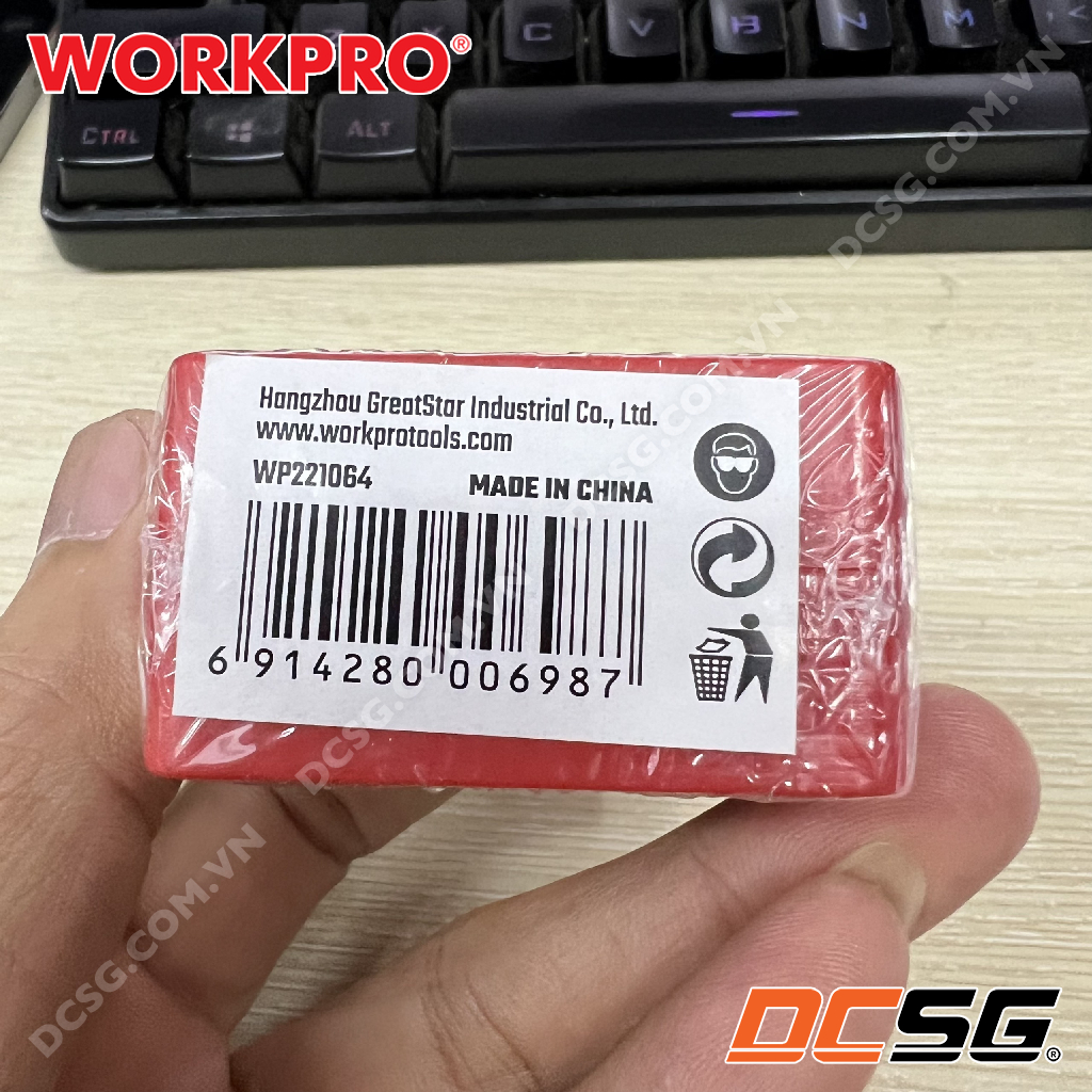 Bộ tăng giảm từ tính nam châm Workpro WP221064 | DCSG